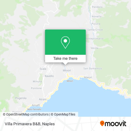 Villa Primavera B&B map