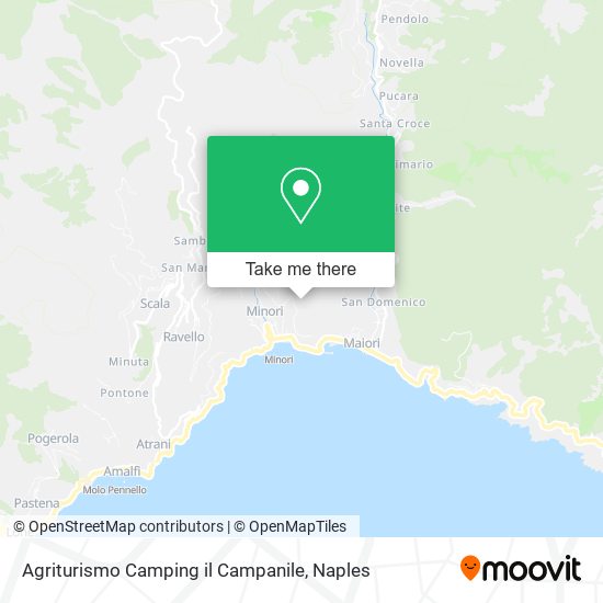 Agriturismo Camping il Campanile map