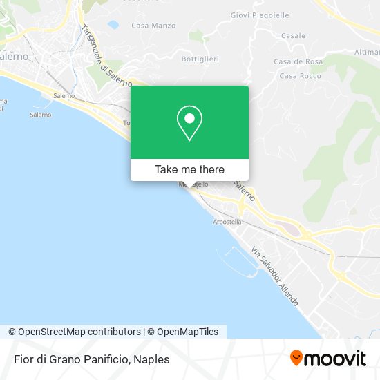 Fior di Grano Panificio map