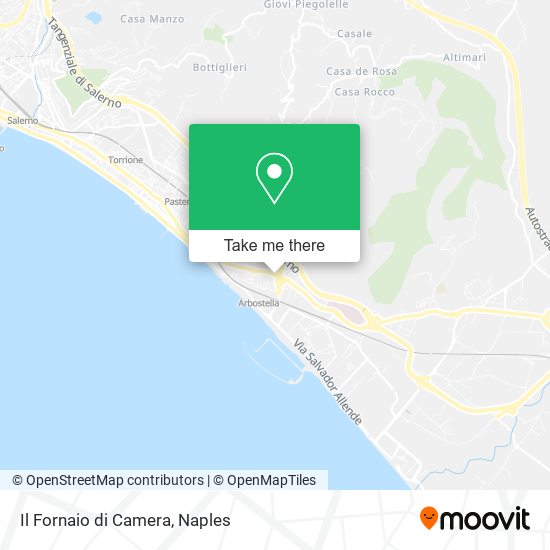 Il Fornaio di Camera map