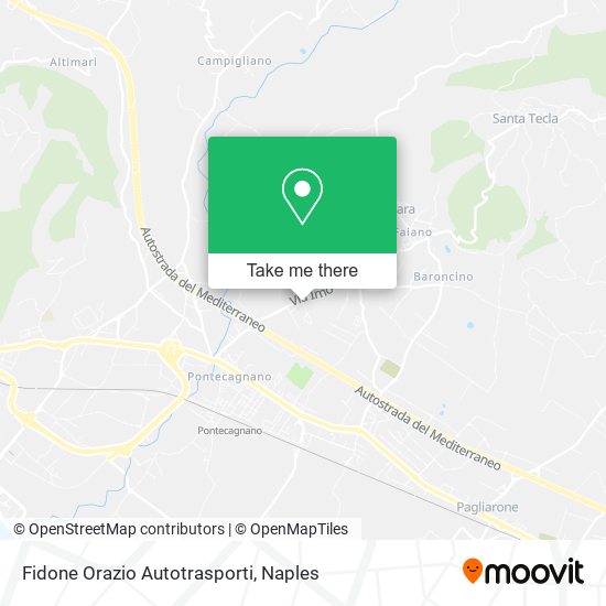 Fidone Orazio Autotrasporti map