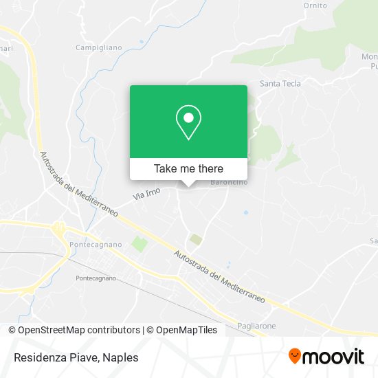 Residenza Piave map
