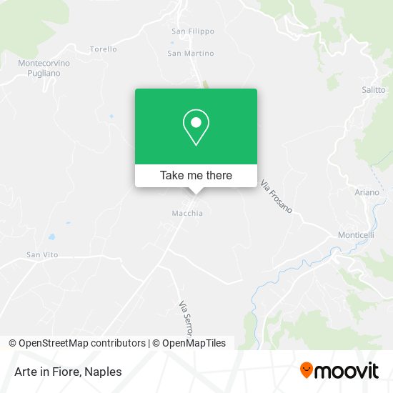 Arte in Fiore map