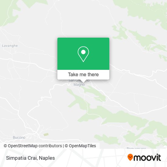Simpatia Crai map