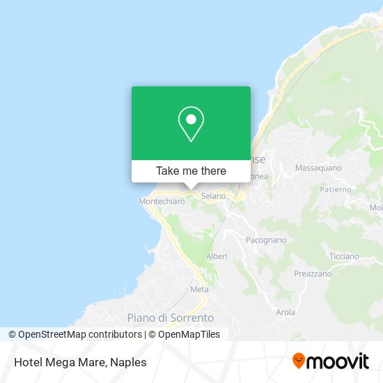 Hotel Mega Mare map