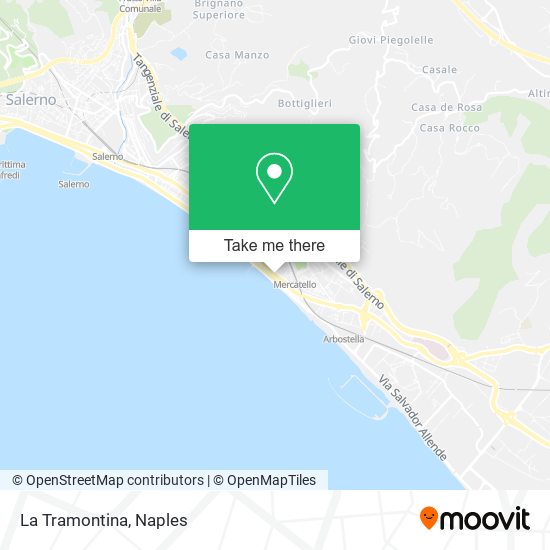 La Tramontina map