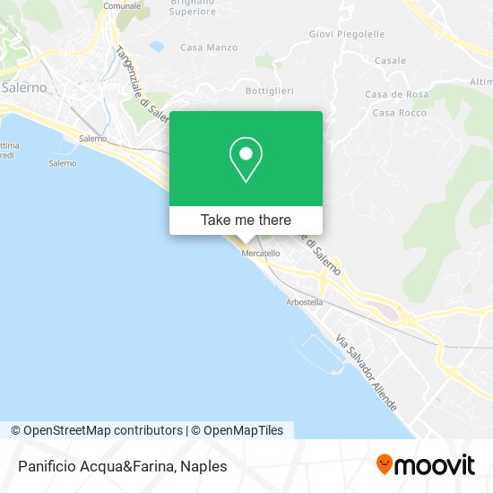 Panificio Acqua&Farina map