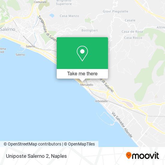 Uniposte Salerno 2 map