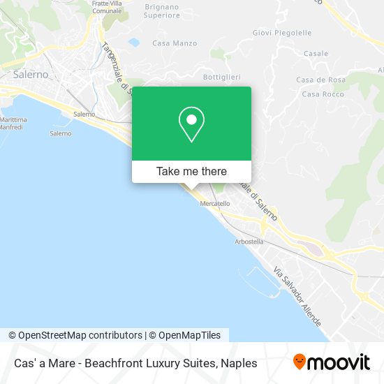 Cas' a Mare - Beachfront Luxury Suites map