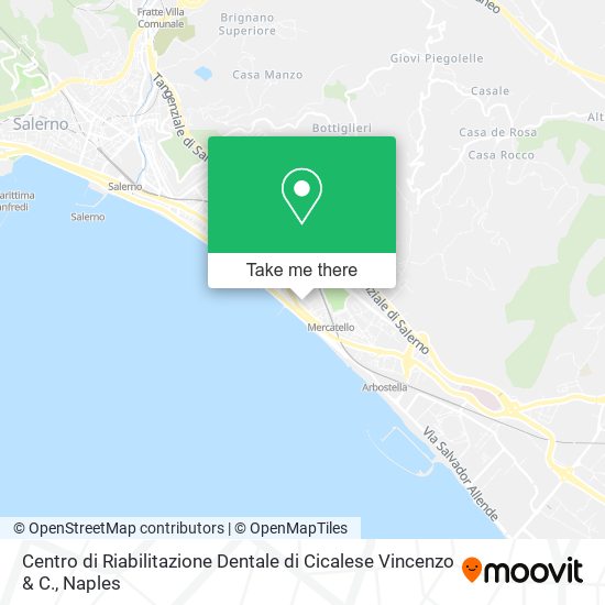 Centro di Riabilitazione Dentale di Cicalese Vincenzo & C. map