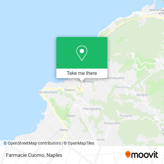 Farmacie Cuomo map
