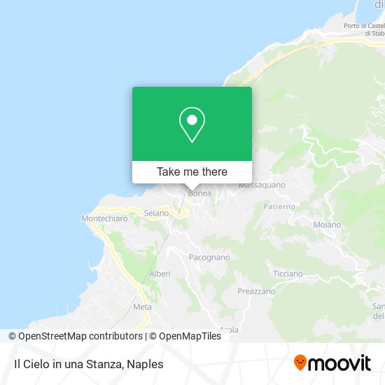 Il Cielo in una Stanza map