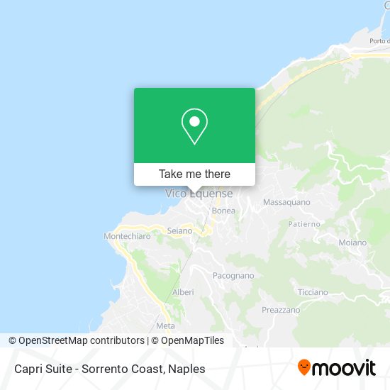Capri Suite - Sorrento Coast map