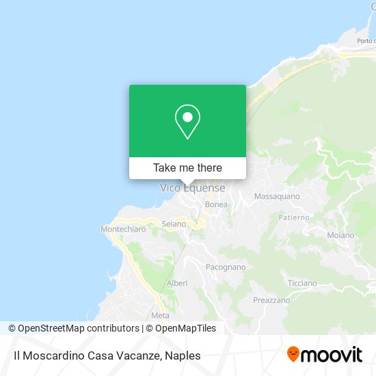 Il Moscardino Casa Vacanze map