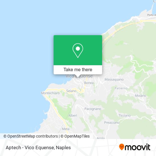 Aptech - Vico Equense map