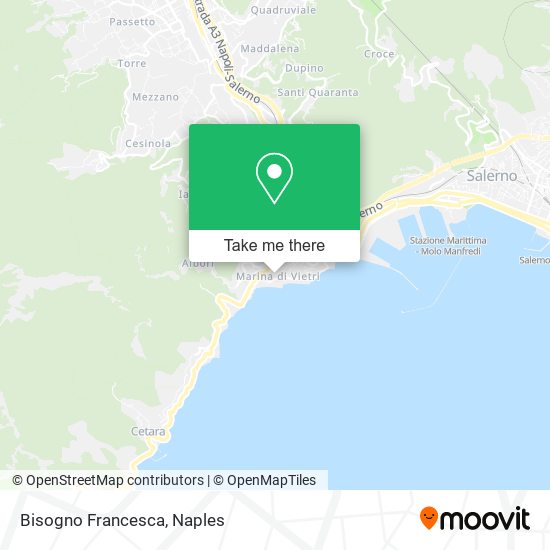 Bisogno Francesca map