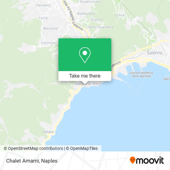 Chalet Amamì map