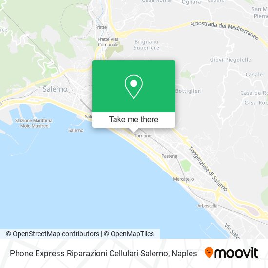 Phone Express Riparazioni Cellulari Salerno map