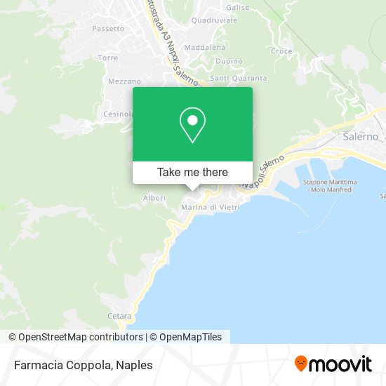 Farmacia Coppola map