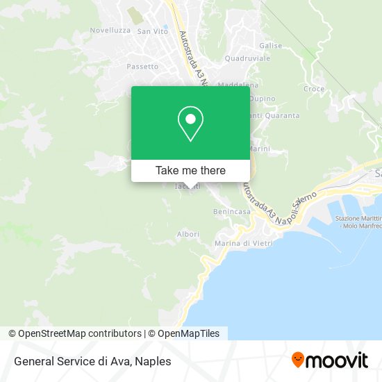 General Service di Ava map