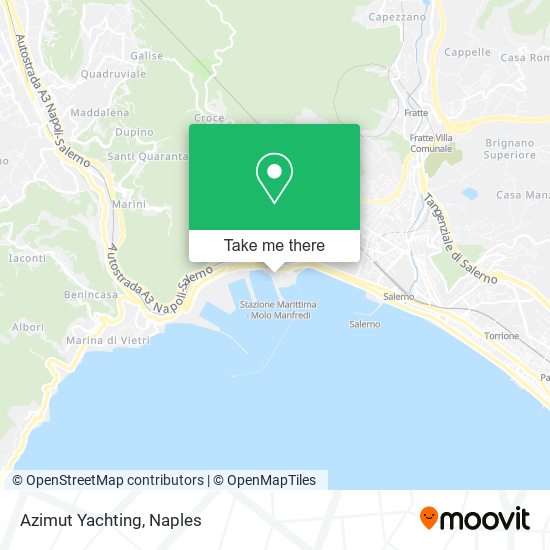 Azimut Yachting map