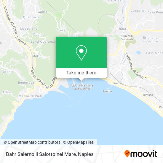 Bahr Salerno il Salotto nel Mare map