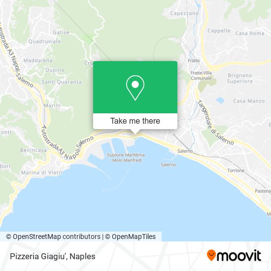 Pizzeria Giagiu' map