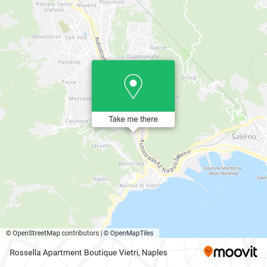 Rossella Apartment Boutique Vietri map