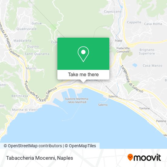 Tabaccheria Mocenni map