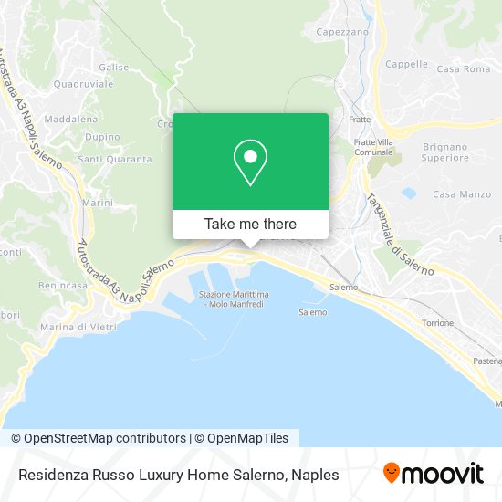 Residenza Russo Luxury Home Salerno map