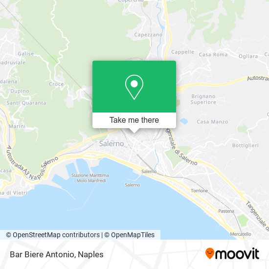 Bar Biere Antonio map