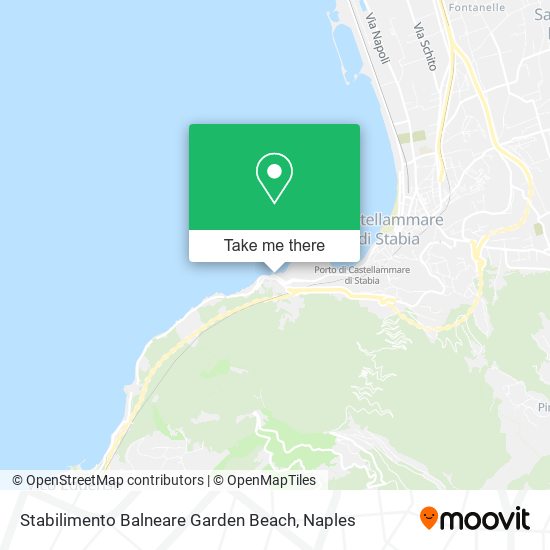 Stabilimento Balneare Garden Beach map
