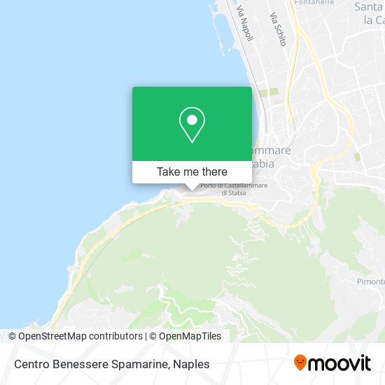 Centro Benessere Spamarine map