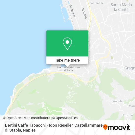 Bertini Caffè Tabacchi - Iqos Reseller, Castellammare di Stabia map