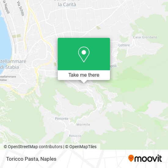 Toricco Pasta map
