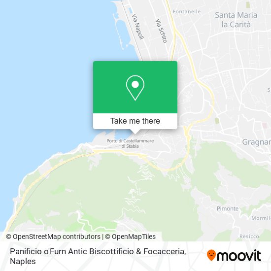 Panificio o'Furn Antic Biscottificio & Focacceria map