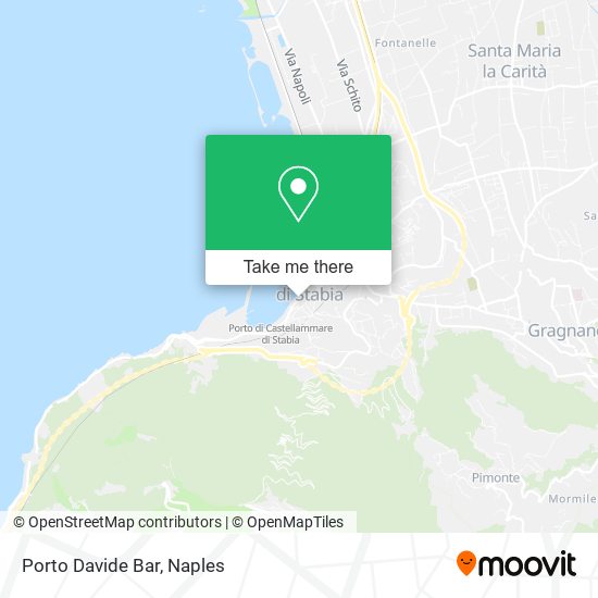 Porto Davide Bar map