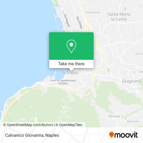 Calvanico Giovanna map