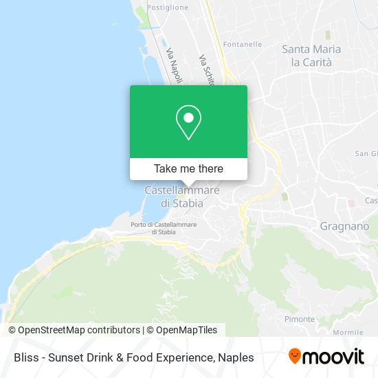 Bliss - Sunset Drink & Food Experience map