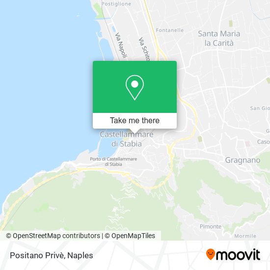 Positano Privè map