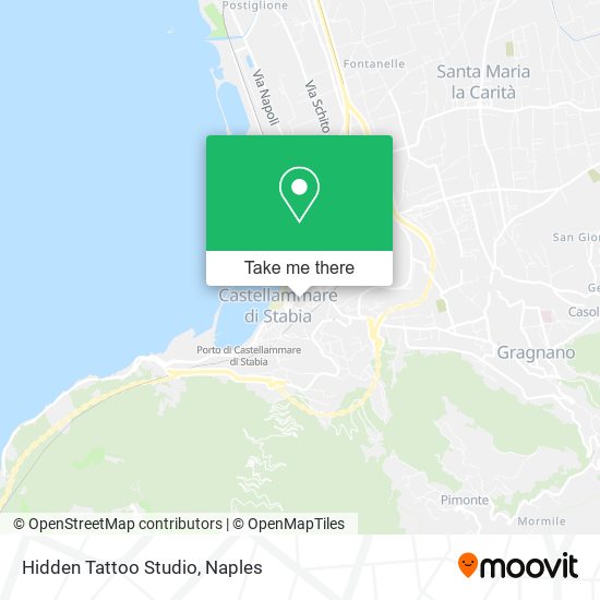 Hidden Tattoo Studio map