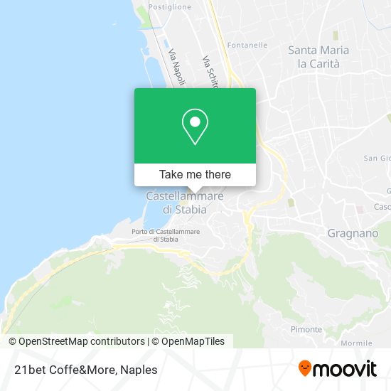21bet Coffe&More map