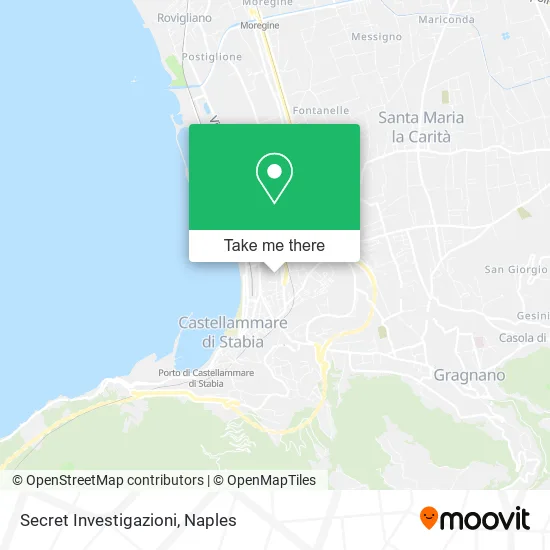 Secret Investigazioni map