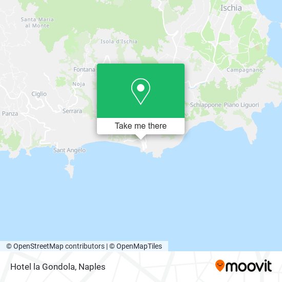 Hotel la Gondola map