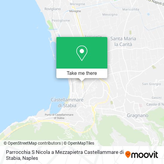 Parrocchia S Nicola a Mezzapietra Castellammare di Stabia map