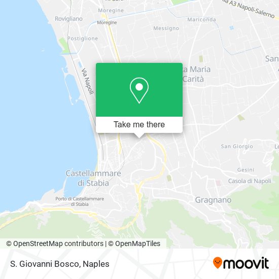 S. Giovanni Bosco map
