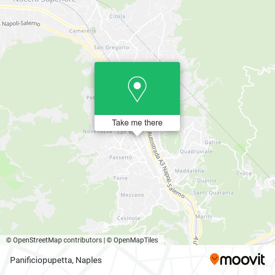 Panificiopupetta map