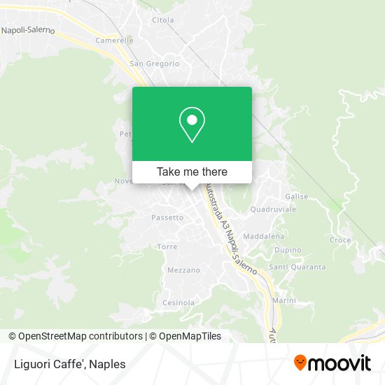 Liguori Caffe' map