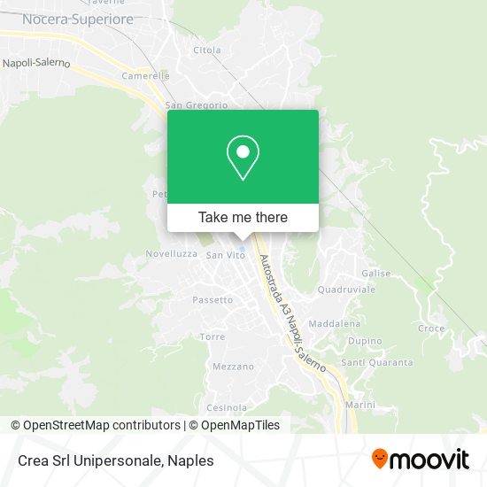 Crea Srl Unipersonale map