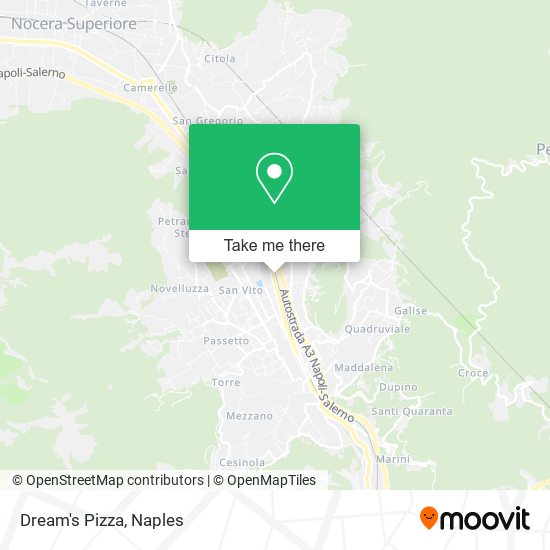 Dream's Pizza map